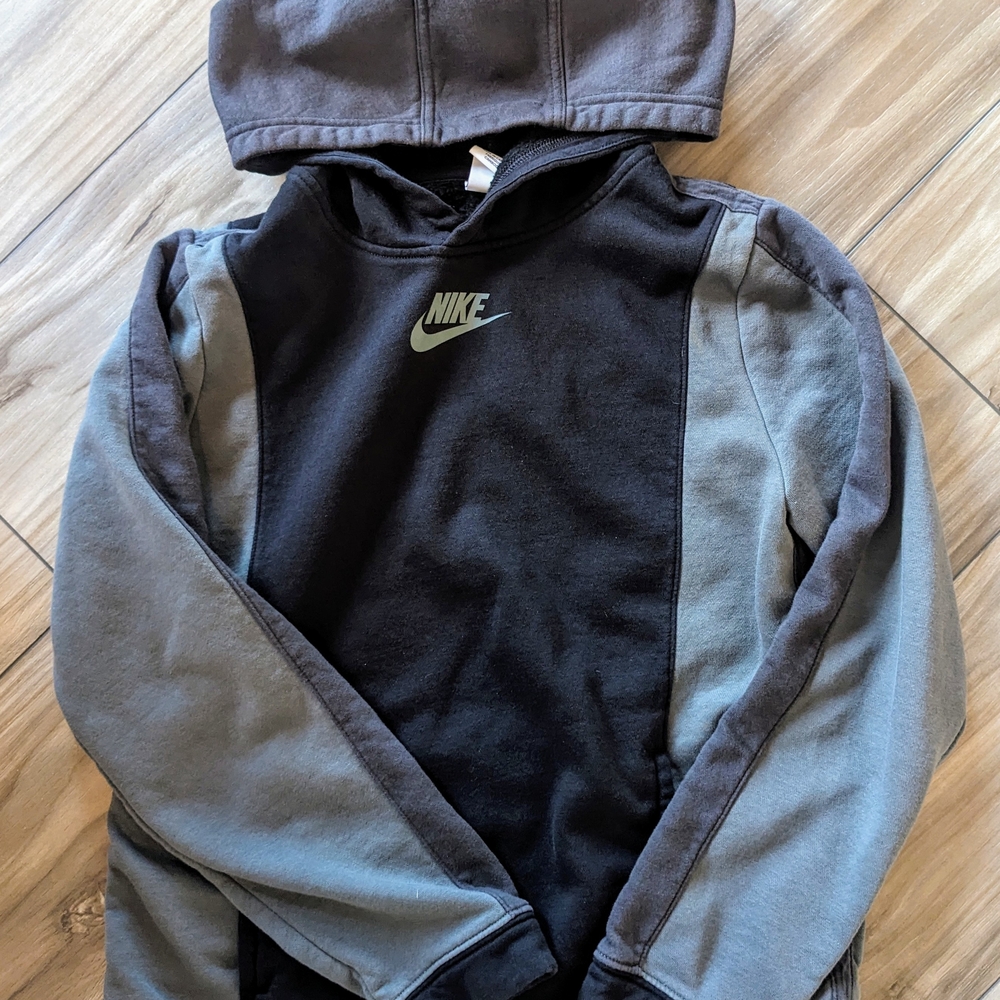 Nike Black and Gray Hoodie